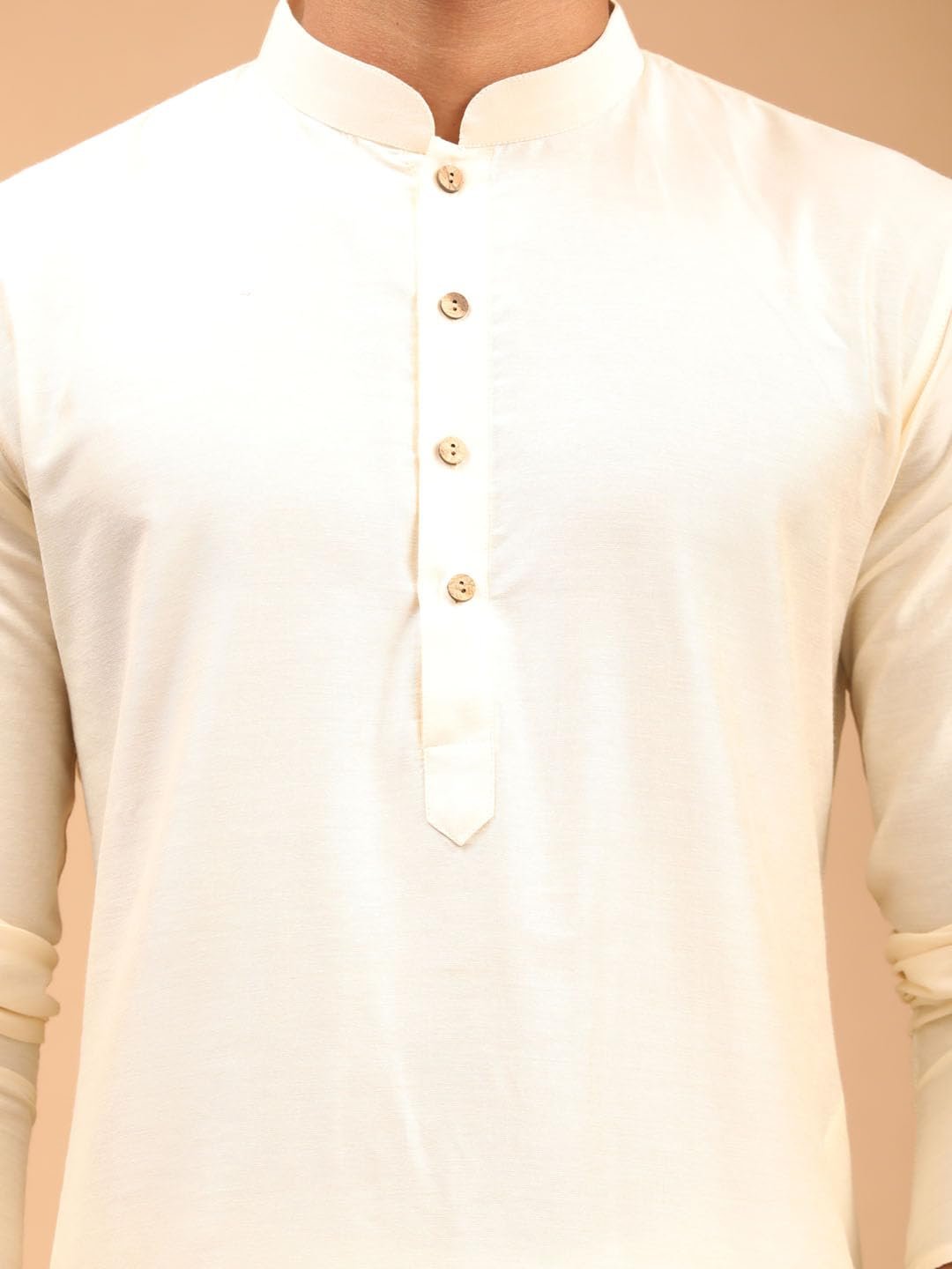 VASTRAMAY Classic Flower Print Silk Blend Printed Nehru Jacket with Kurta and Pant Style Pyjama – Elegant Ethnic Wear for Men