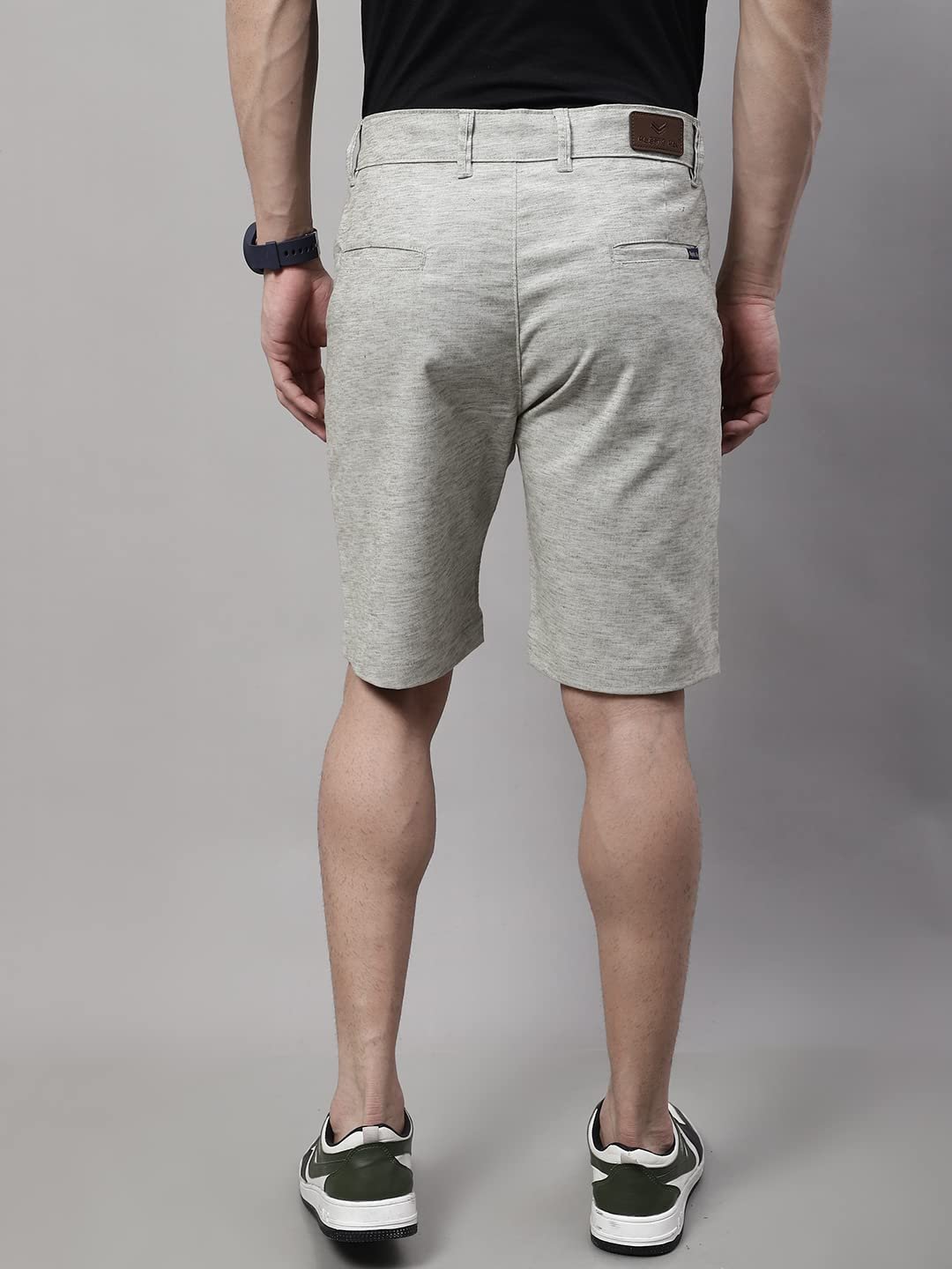 Majestic Man Cotton Regular fit Shorts for Men (32, Light Green)
