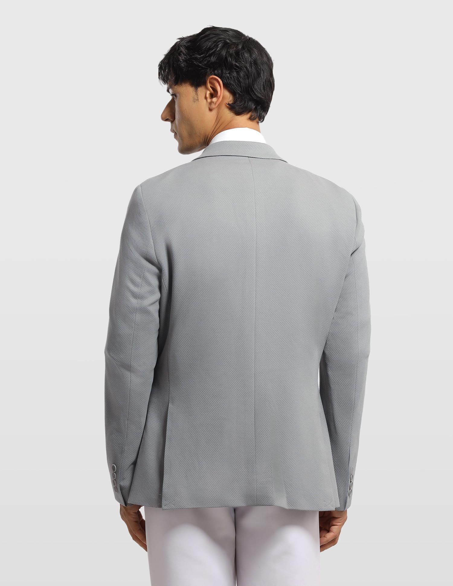 Arrow Men's Zero Calorie Slim Fit Textured Blazer
