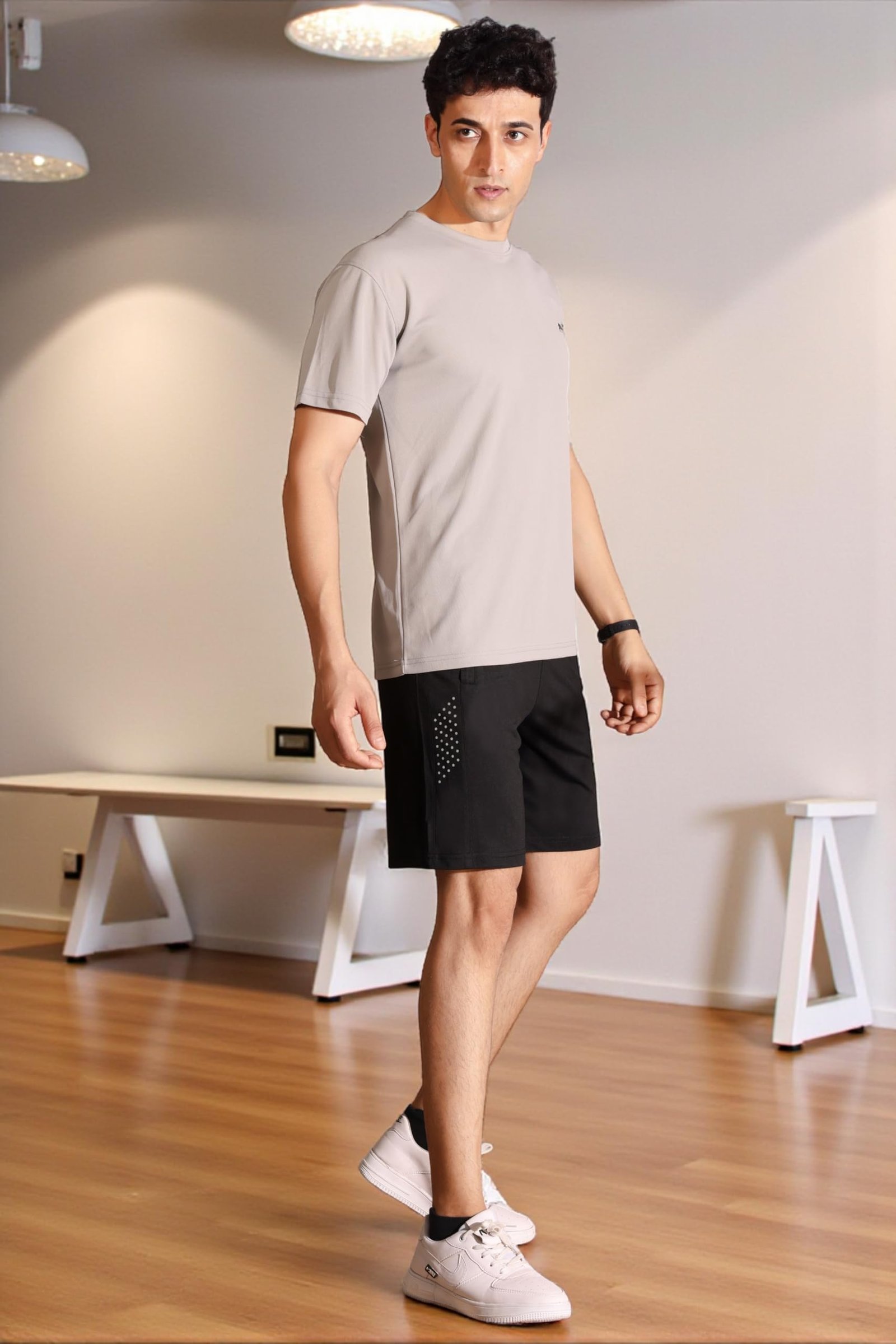 RynoGear Men's Shorts with Zipper Pocket Black