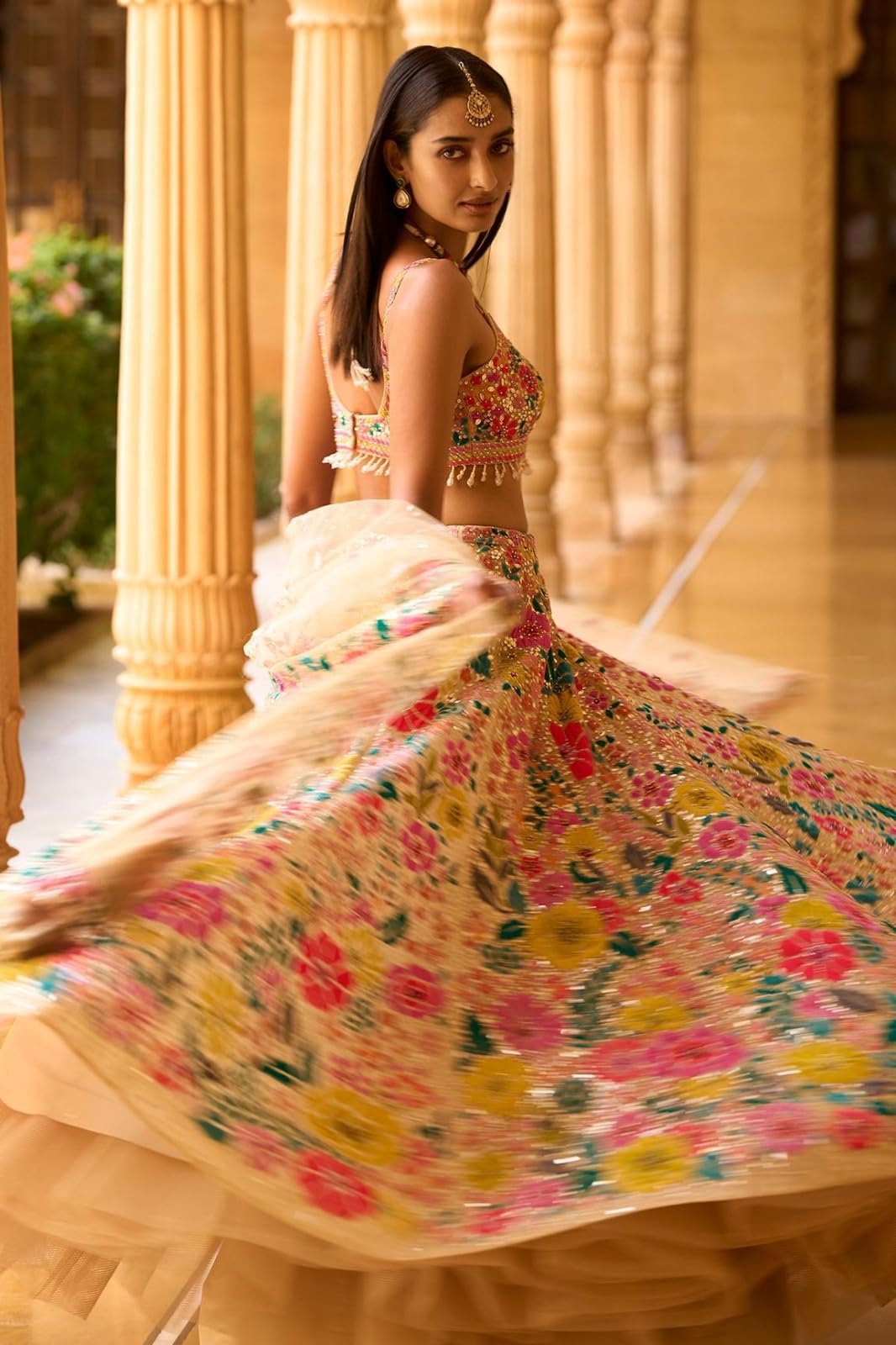 AG Clothing Women's Georgette Semi Stitched Lehenga Choli With Dupatta, Designer Sequin Embroidery Work, Traditional Ethnic Wear Wedding Lehenga for Women