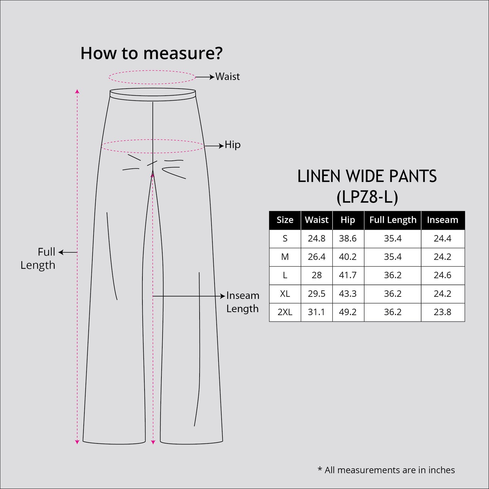 Go Colors Linen Lace Palazzo for Women | Relaxed Fit, Mid Rise, Pockets, Light Beige_8905344208834_Beige_L
