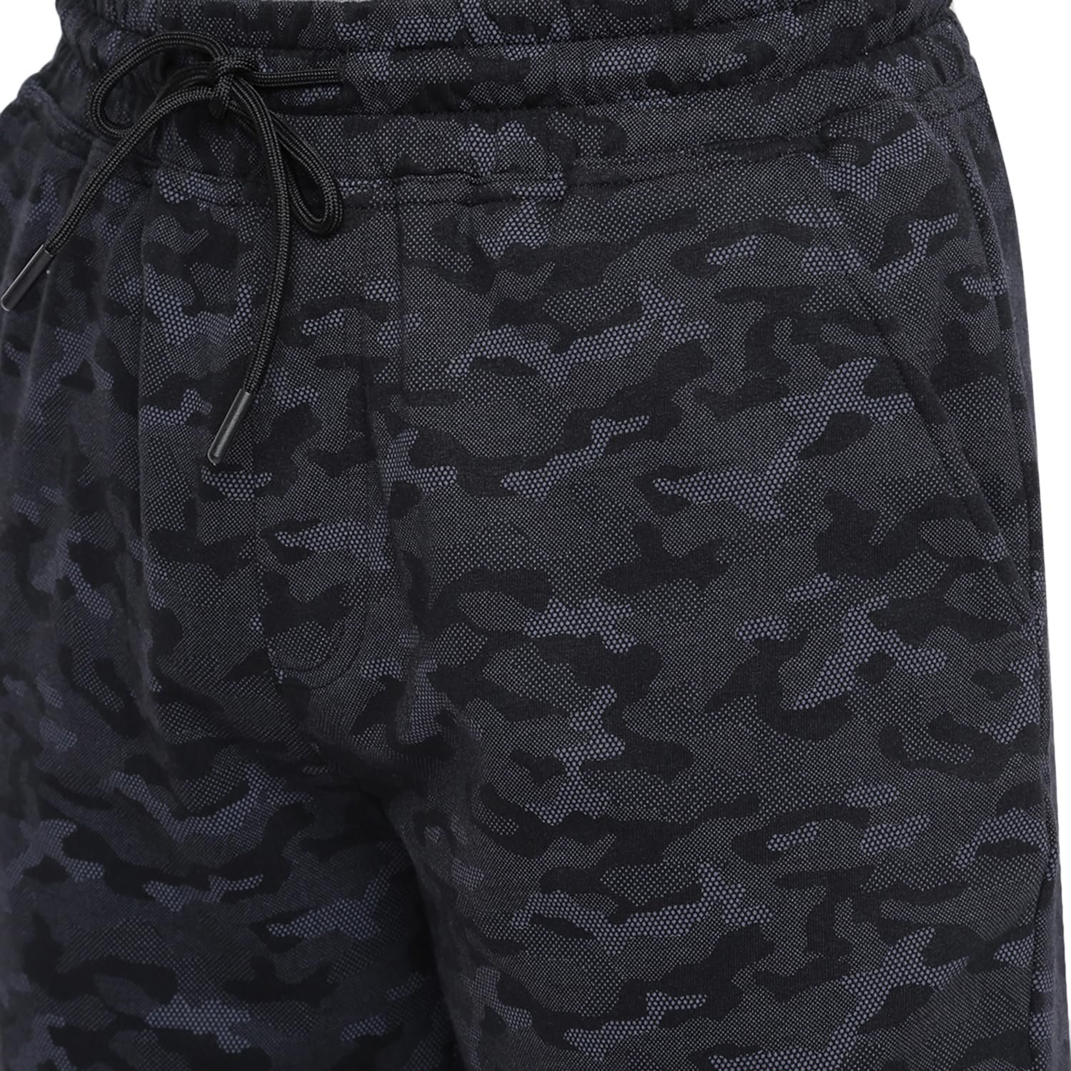 Van Heusen Men's Shorts (IHESH1VSBK70015_Black_L_Black_L)