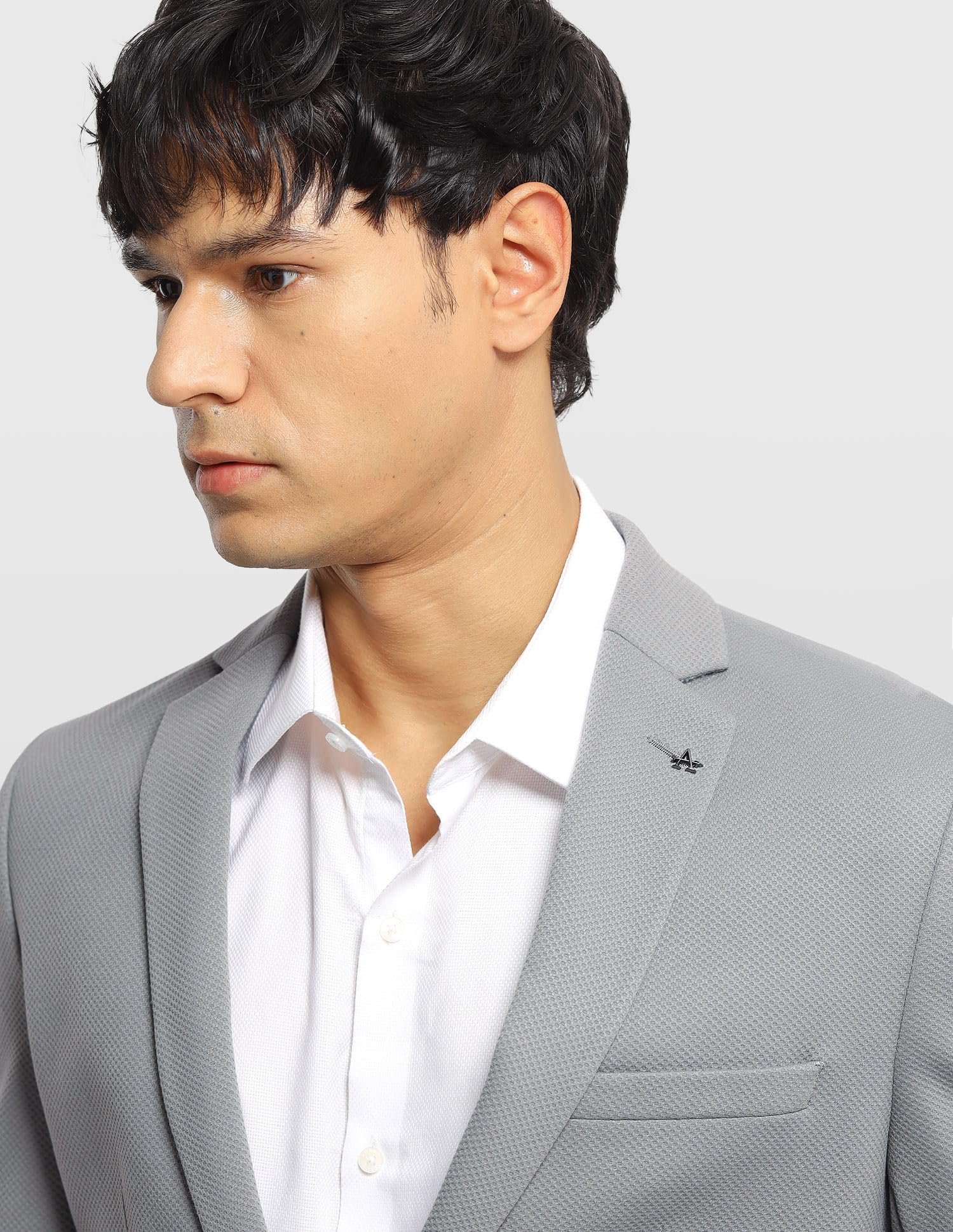 Arrow Men's Zero Calorie Slim Fit Textured Blazer
