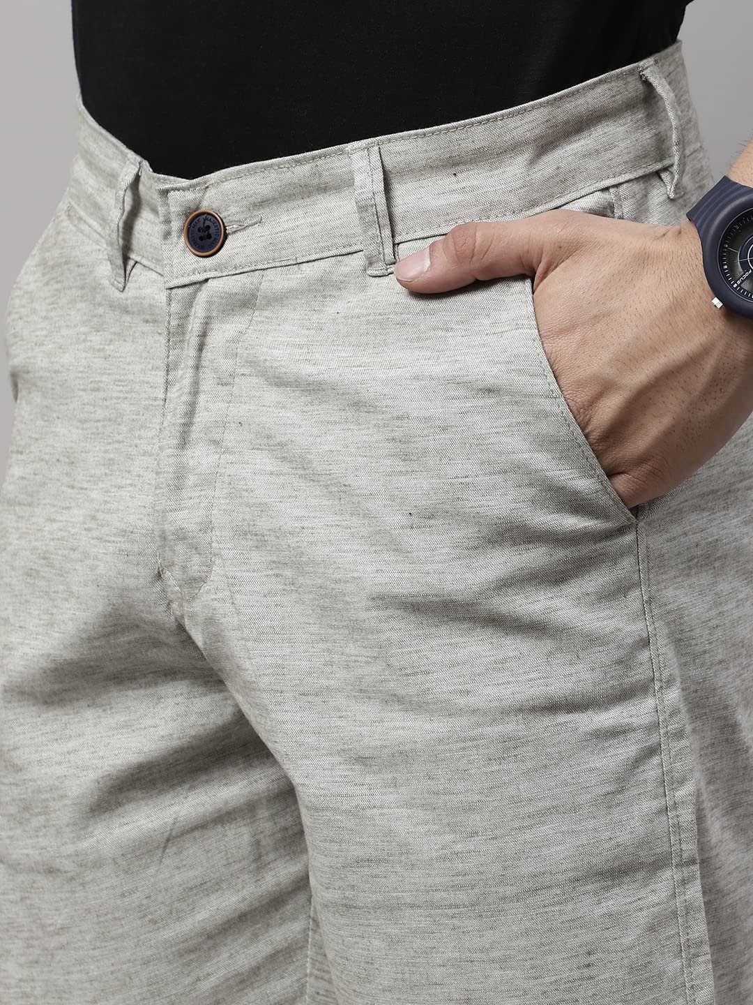 Majestic Man Cotton Regular fit Shorts for Men (32, Light Green)