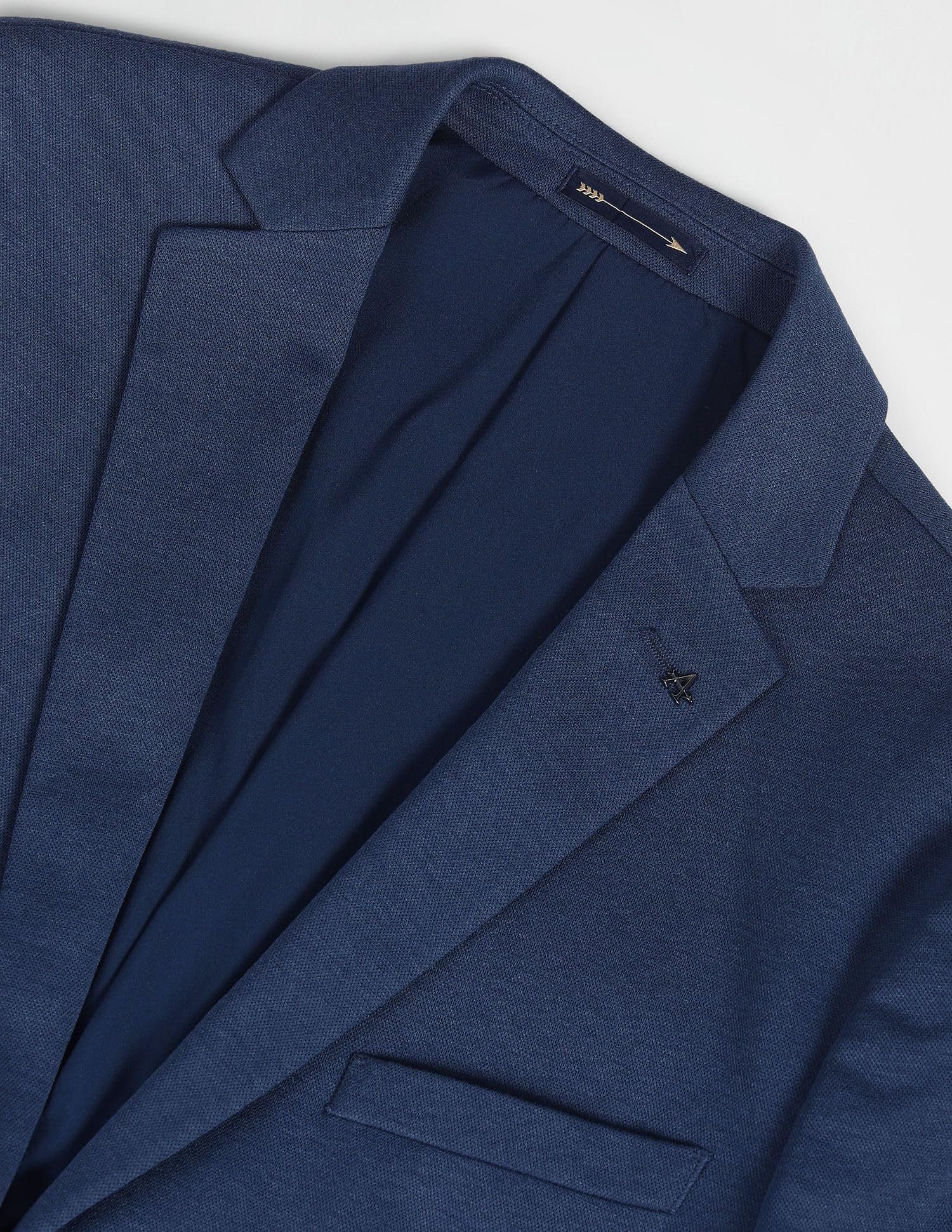 Arrow Solid Slim Fit Blazer for Men - Button Closure Formal & Casual Wear Mens Blazer - 38, Navy